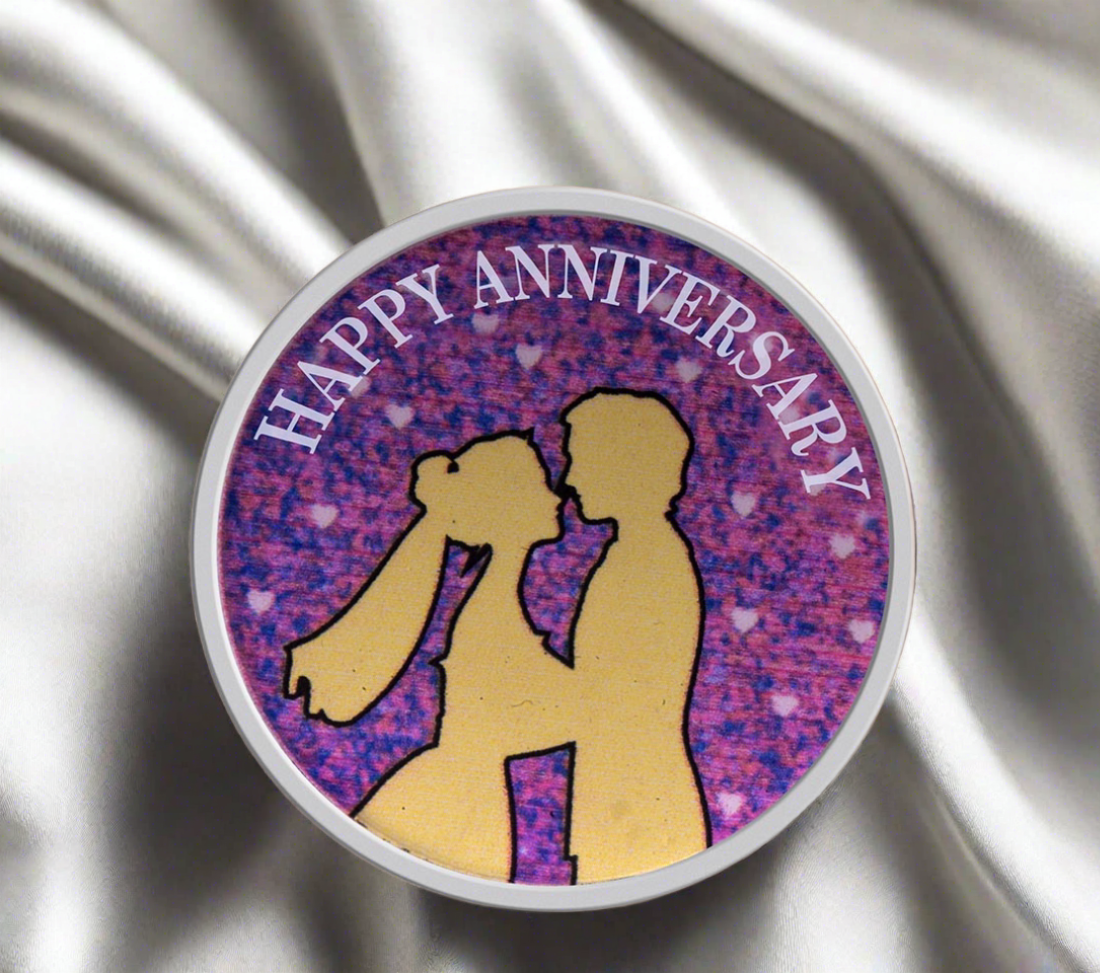 Happy Anniversary 50gm Silver Coin