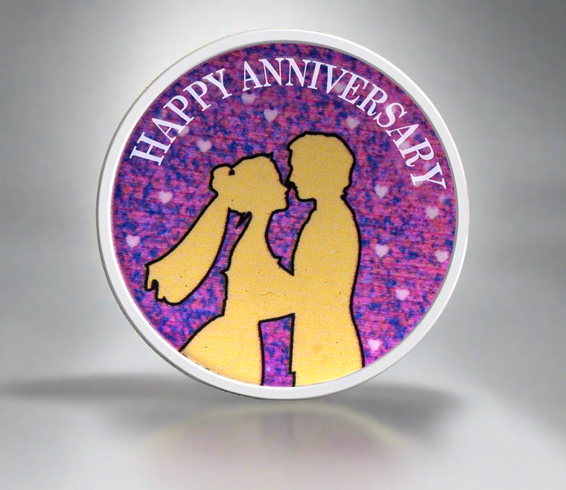 Happy Anniversary 10gm Silver Coin