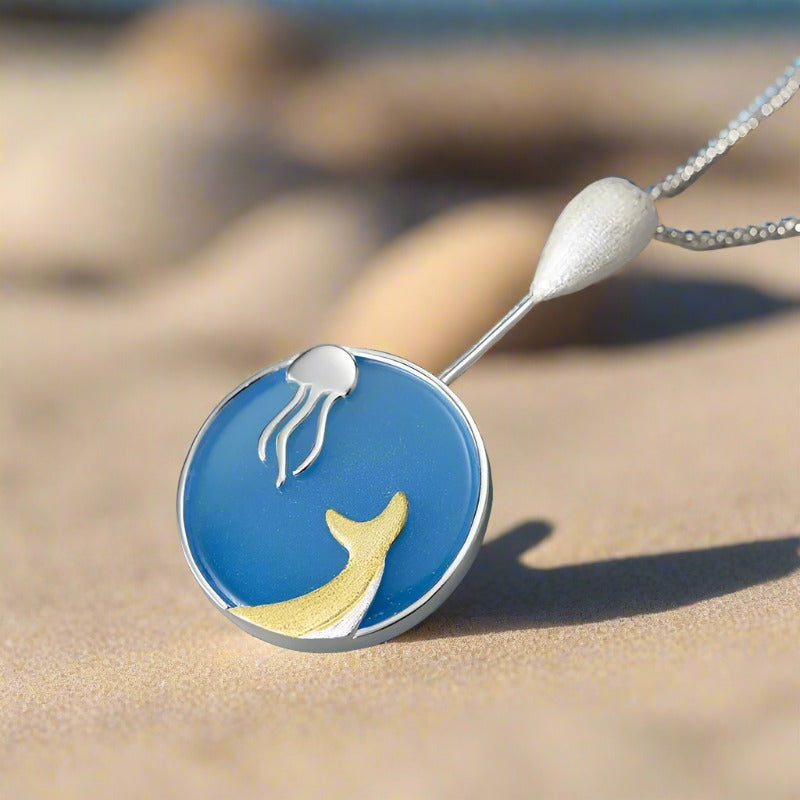 Ocean Pendant For Women & Girls(Without Chain)