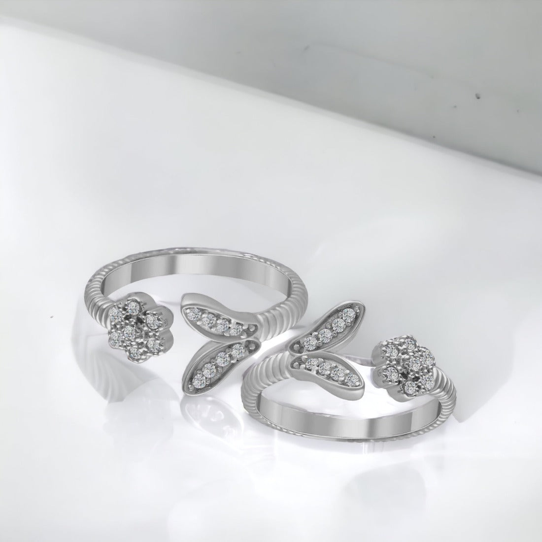 Wing Toe Ring For Women & Girls