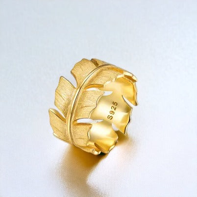 Circle Leaf Ring For Women & Girls