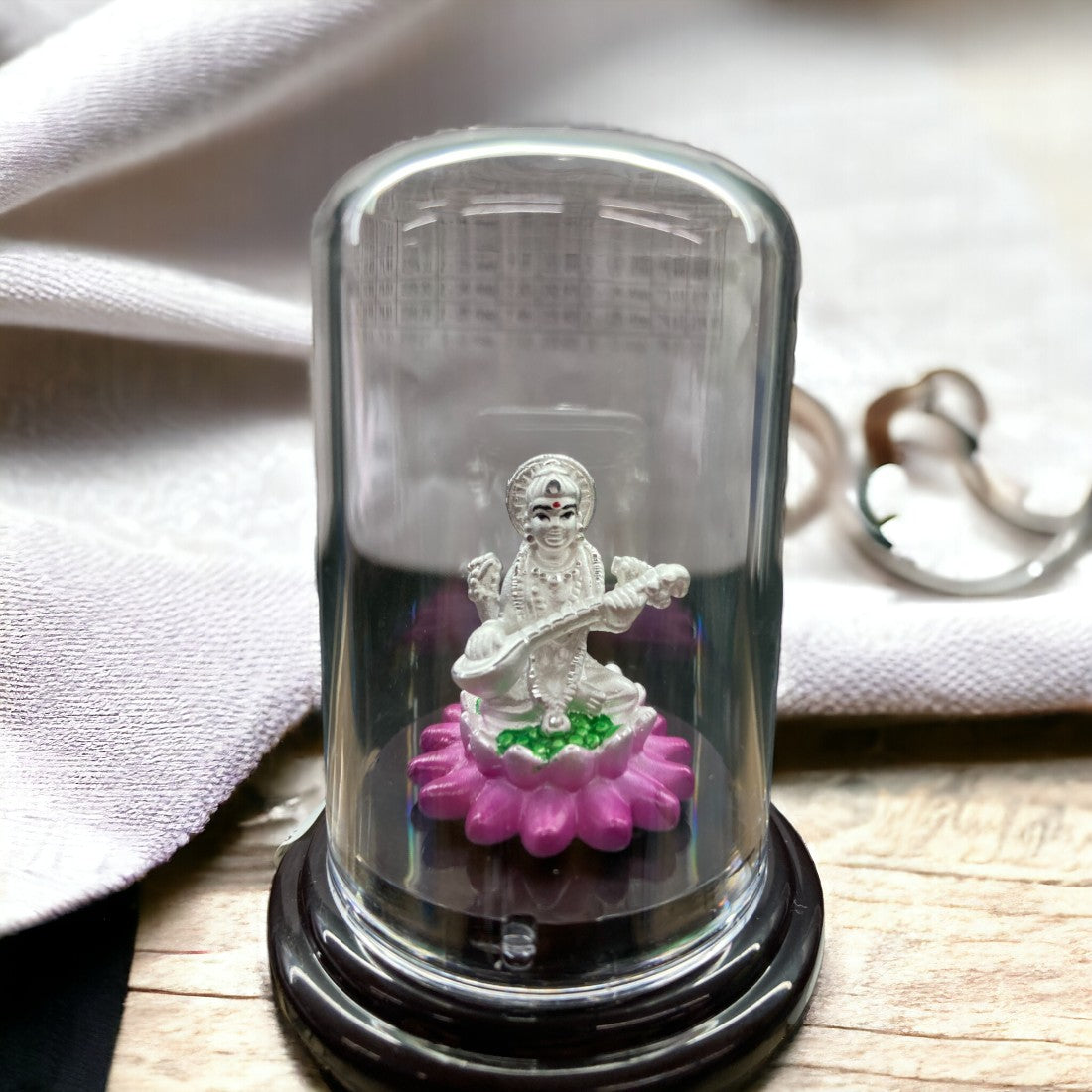 Devi Saraswati 999 Silver Idol