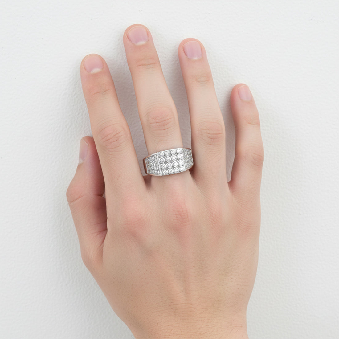 Sterling Silver EterKnight Matrix Ring for Men