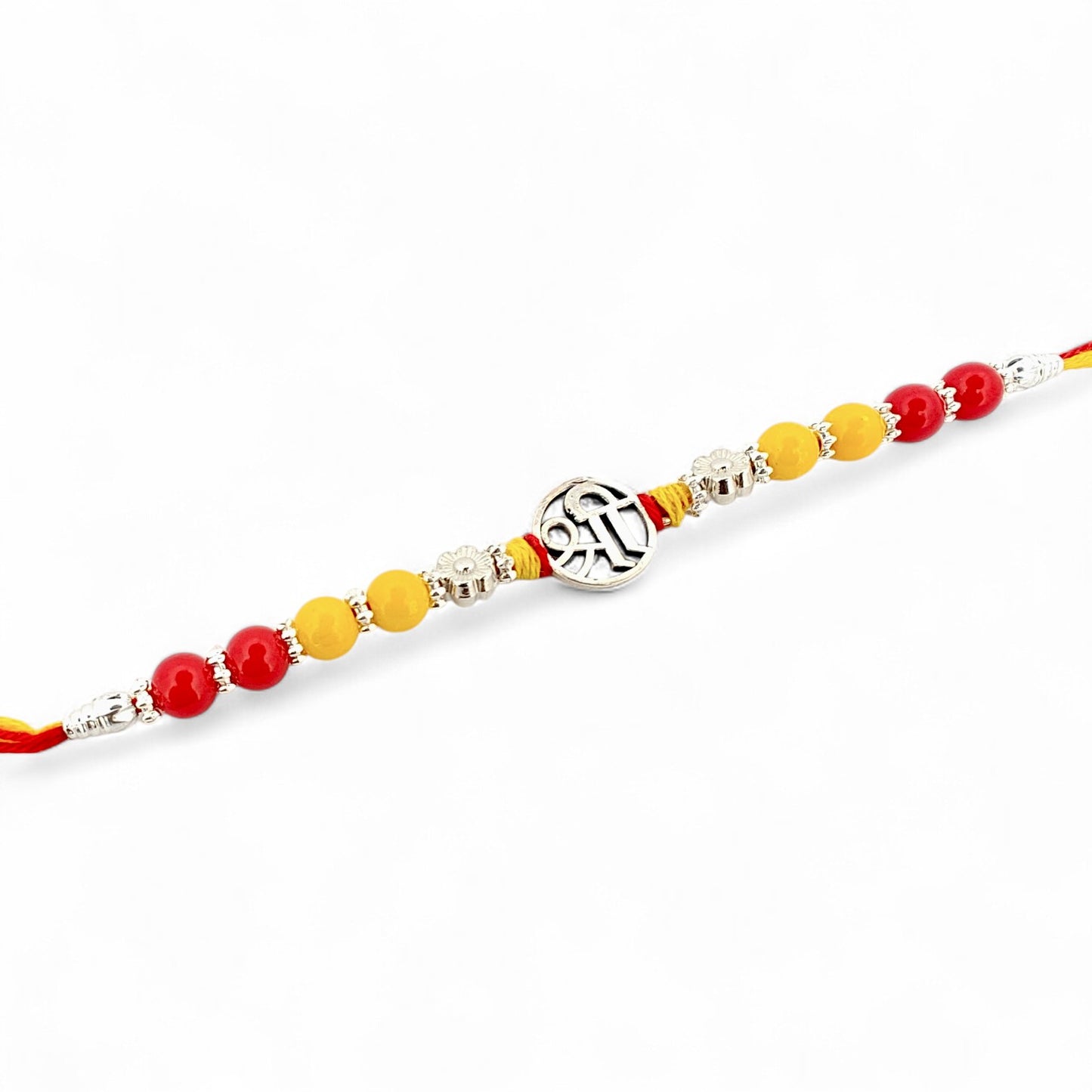 Sterling Silver Oxidized Shree Rakhi