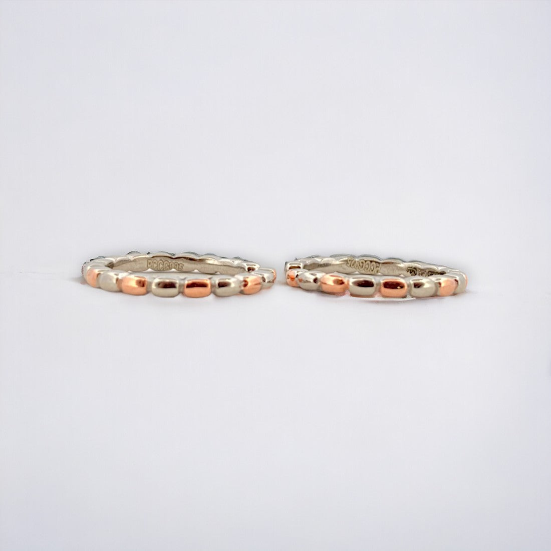 Rose gold Silver Dot Toe Ring