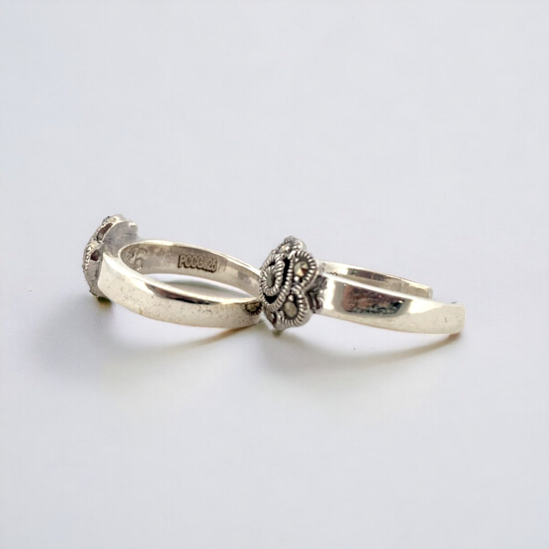 Spiral Flower Motif Toe Ring