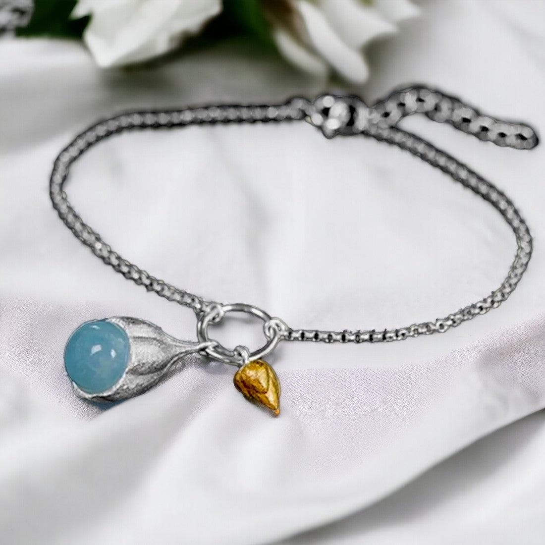 Bell Drop Charm Bracelet For Women & Girls