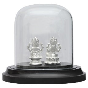 Laxmi Ganesh 999 Silver Idol