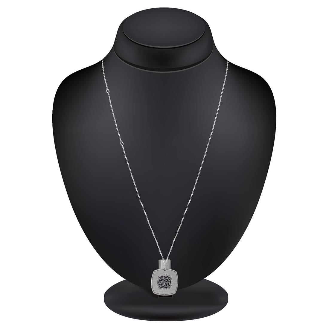 Square Pendant With Chain For Women & Girls