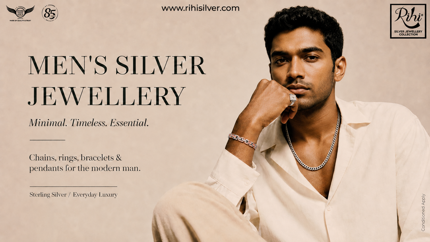 Men's Silver Jewellery: The Style Trend Everyone Is Talking About