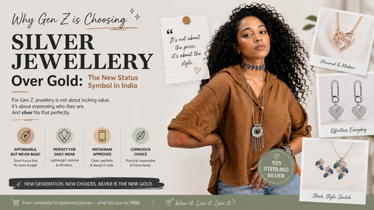 Why Gen Z is Choosing Silver Jewellery Over Gold: The New Status Symbol in India