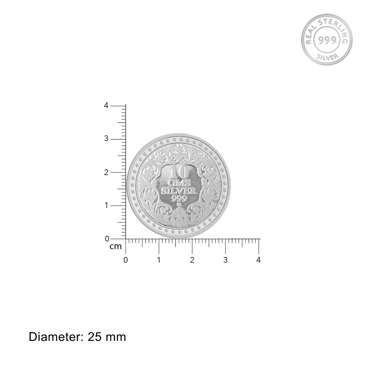 New Born 10gm Silver Coin