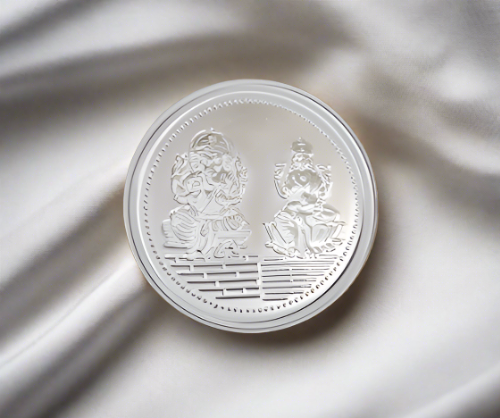 Laxmi Ganesh Silver Coin(10 Gram)