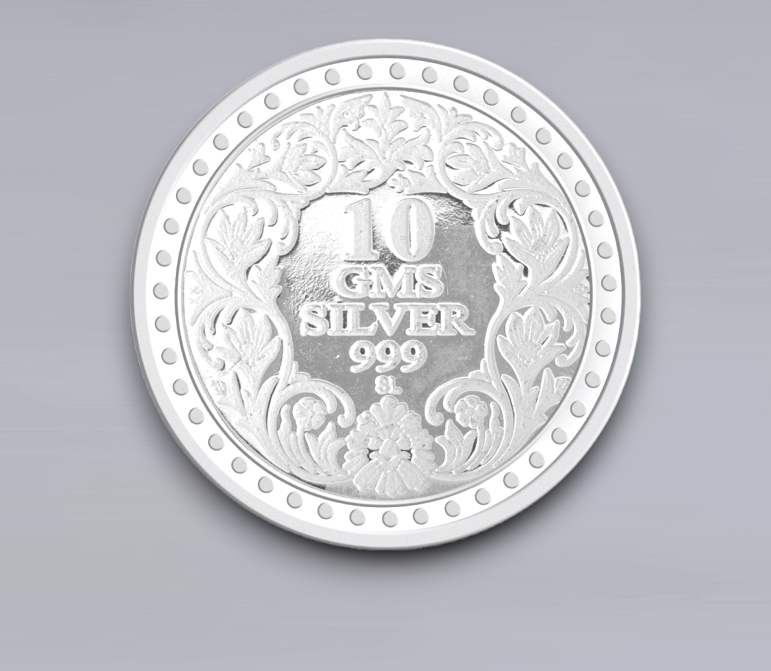 New Born 10gm Silver Coin