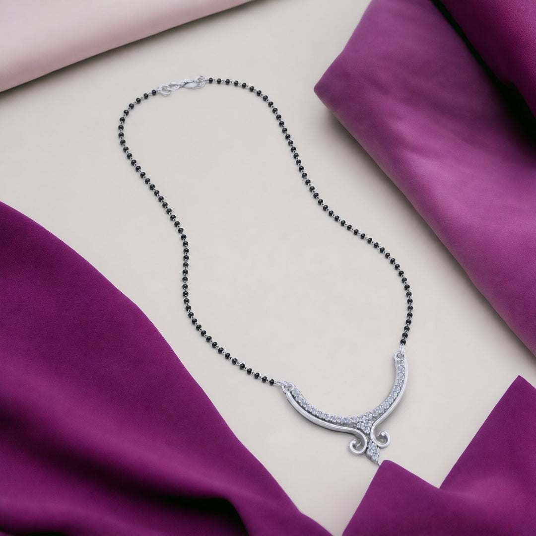 925 Sterling Silver Eternal love Royal Mangalsutra
