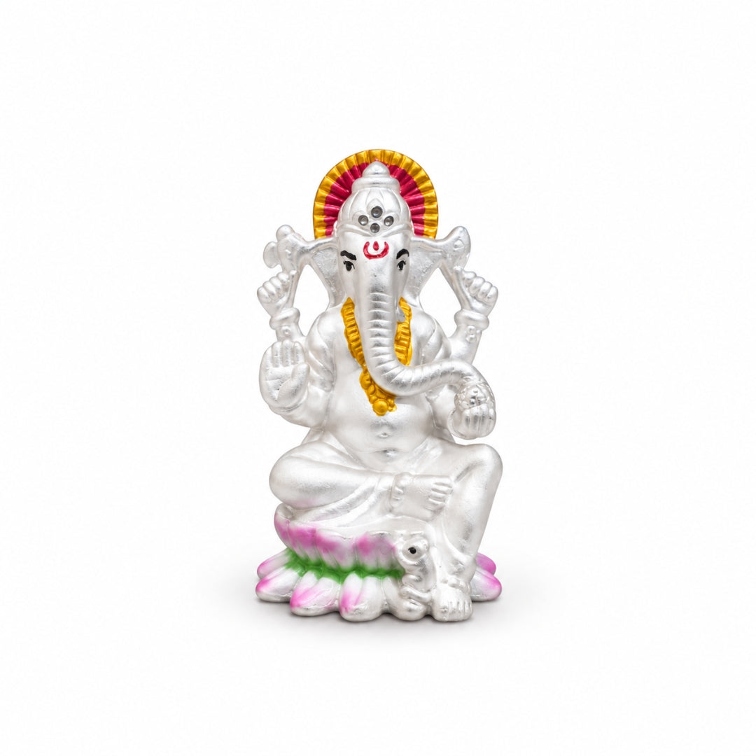 Lord Ganesh 999 Silver Idol