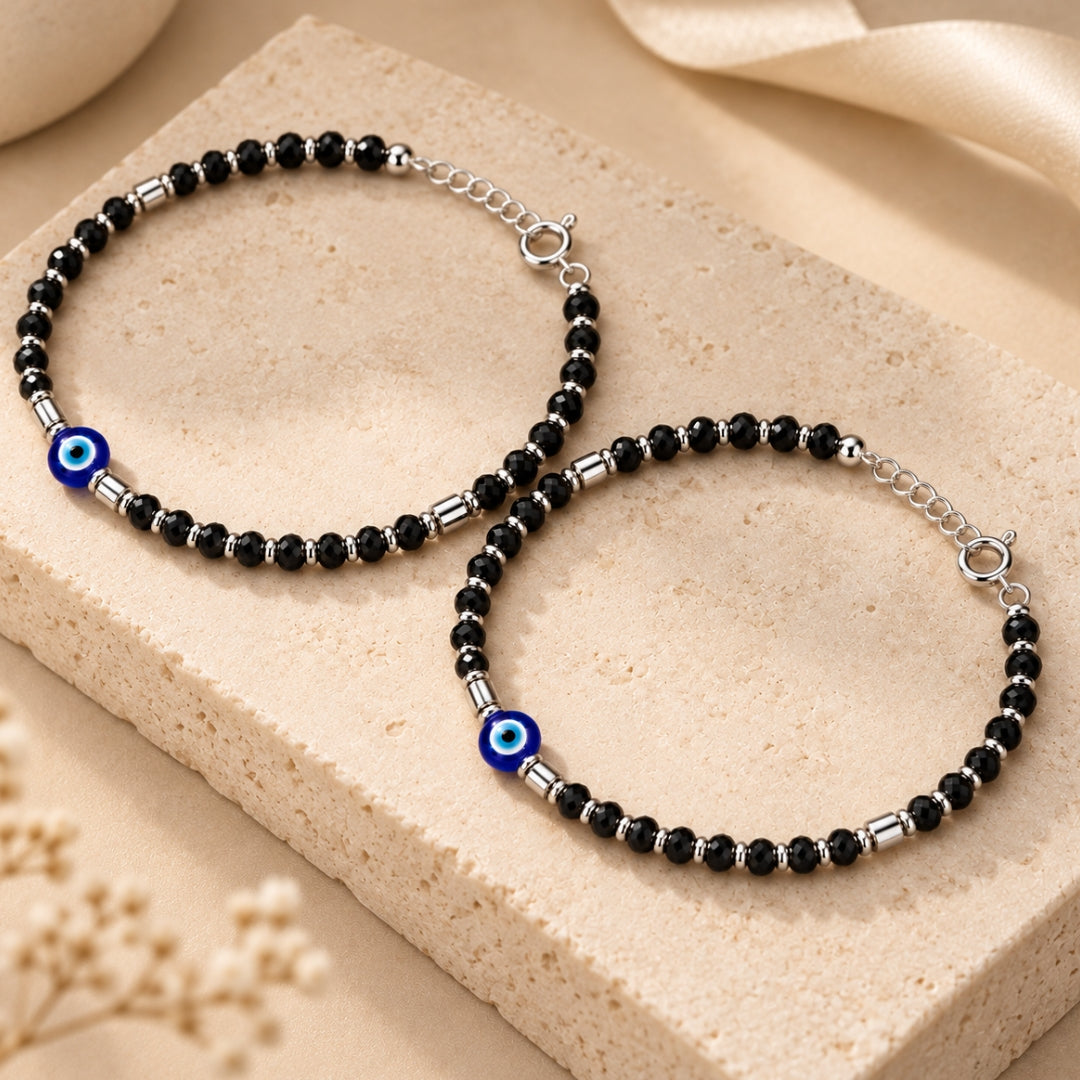 925 Sterling Silver Blue Nazariya Bracelet for Women