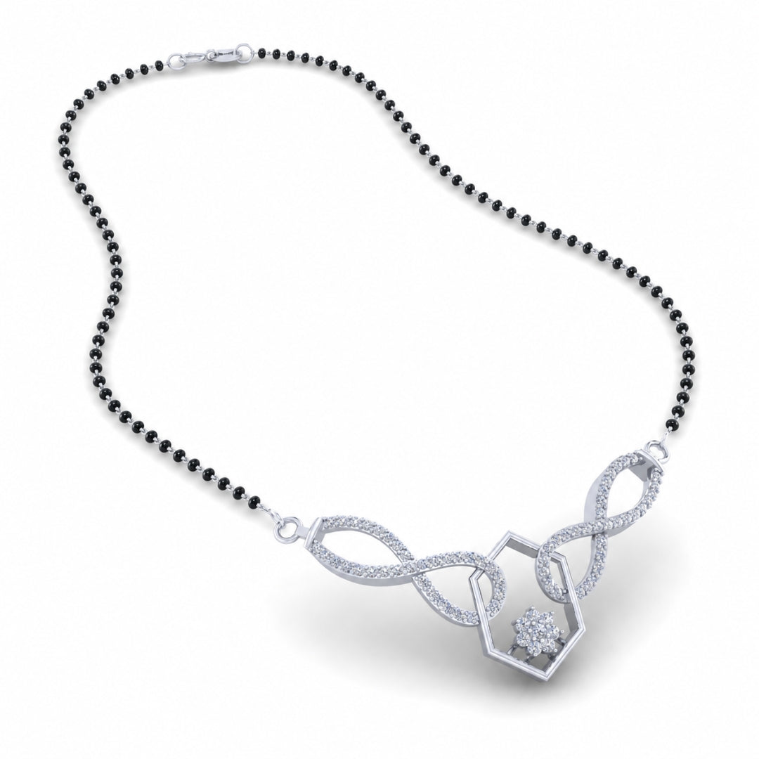 925 Sterling Silver Eternal Love Wedding Knot Mangalsutra