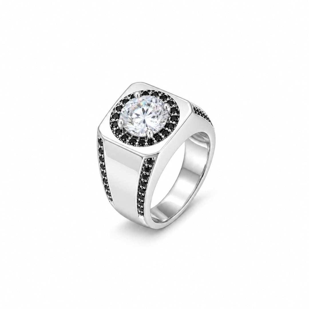 925 Sterling Silver EterKnight Retro Mens Ring