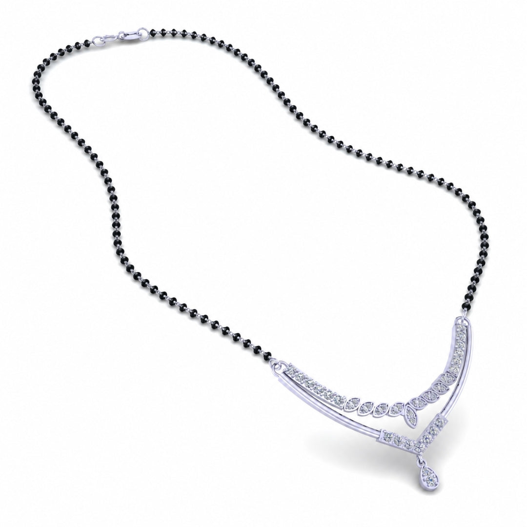 925 Sterling Silver Eternal love Enamoured Mangalsutra