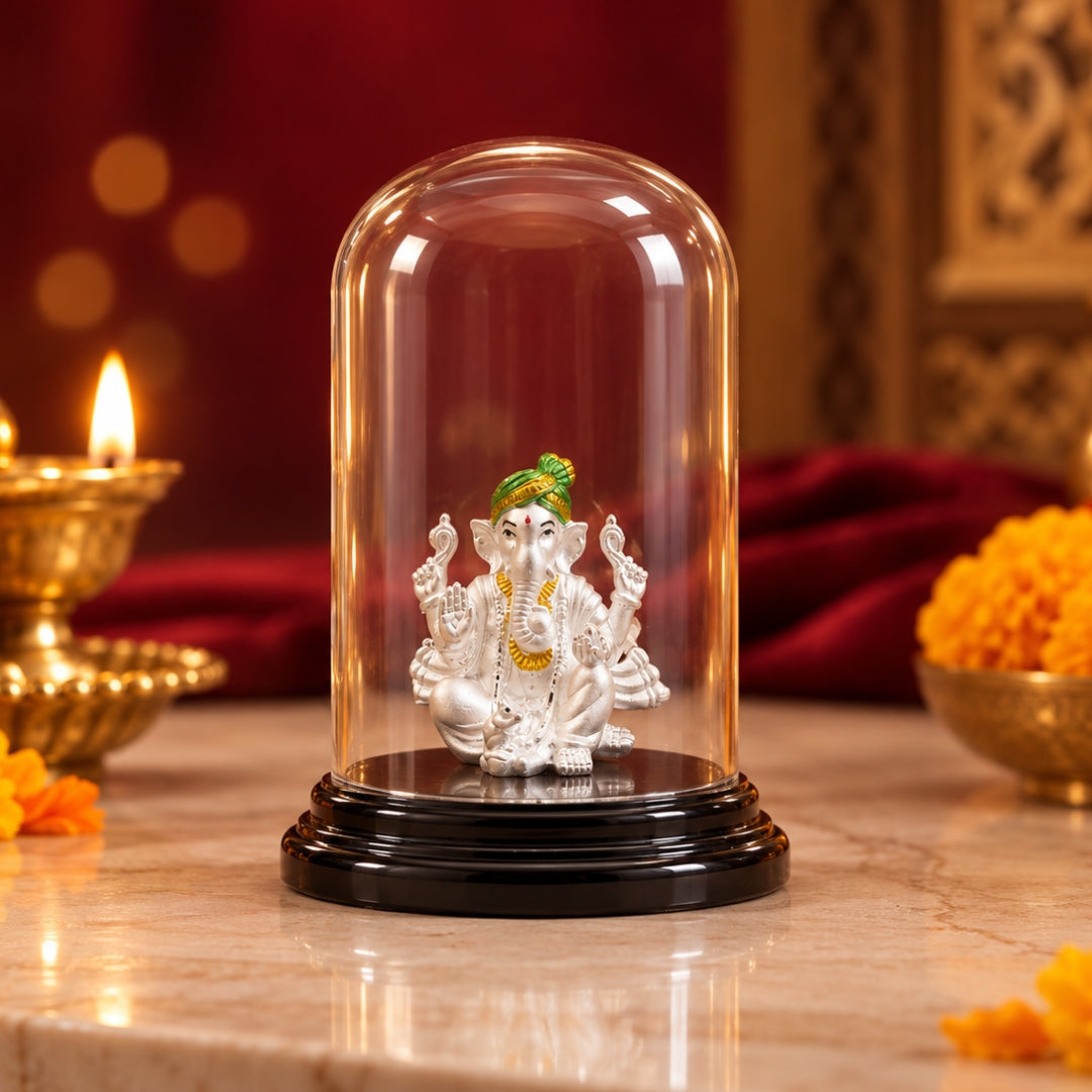 Lord Ganesha 999 Silver Idol