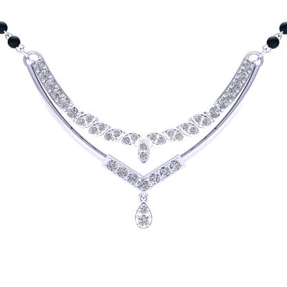 925 Sterling Silver Eternal love Enamoured Mangalsutra