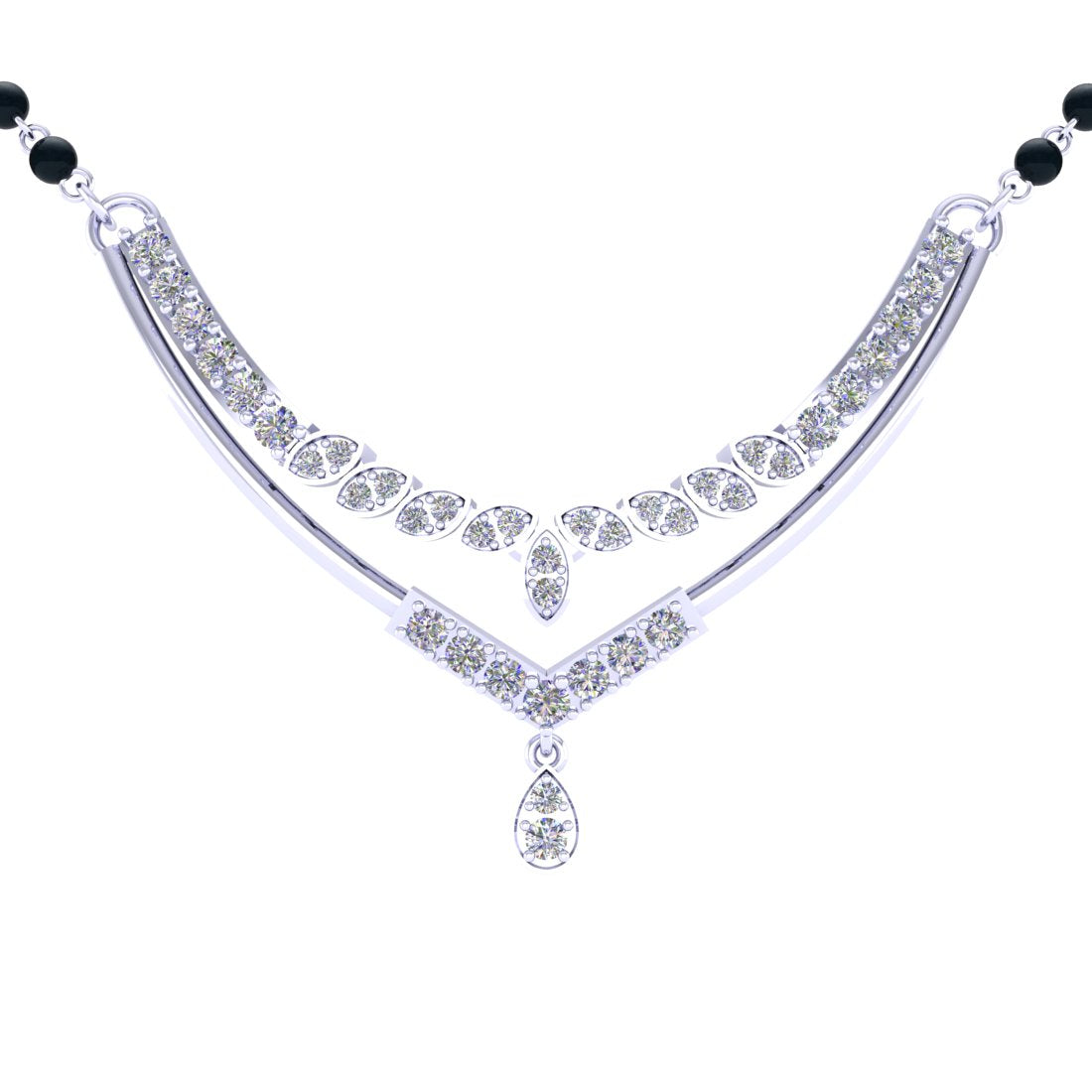 925 Sterling Silver Eternal love Enamoured Mangalsutra