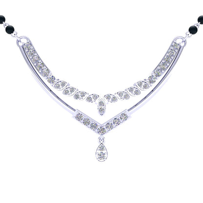 925 Sterling Silver Eternal love Enamoured Mangalsutra