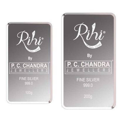 Silver Bar cum Coin 300 Grams (200 Grams + 100 Grams) (999 Purity)