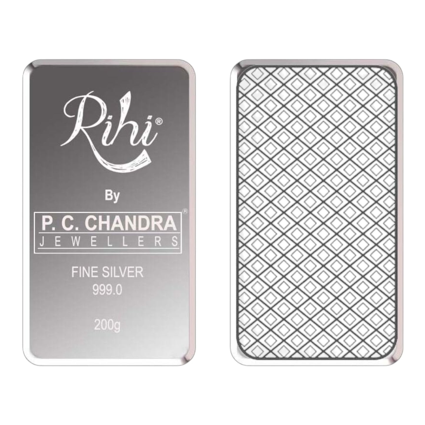 Silver Bar cum Coin 250 Grams (200 Grams + 50 Grams) (999 Purity)