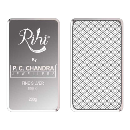 Silver Bar cum Coin 250 Grams (200 Grams + 50 Grams) (999 Purity)