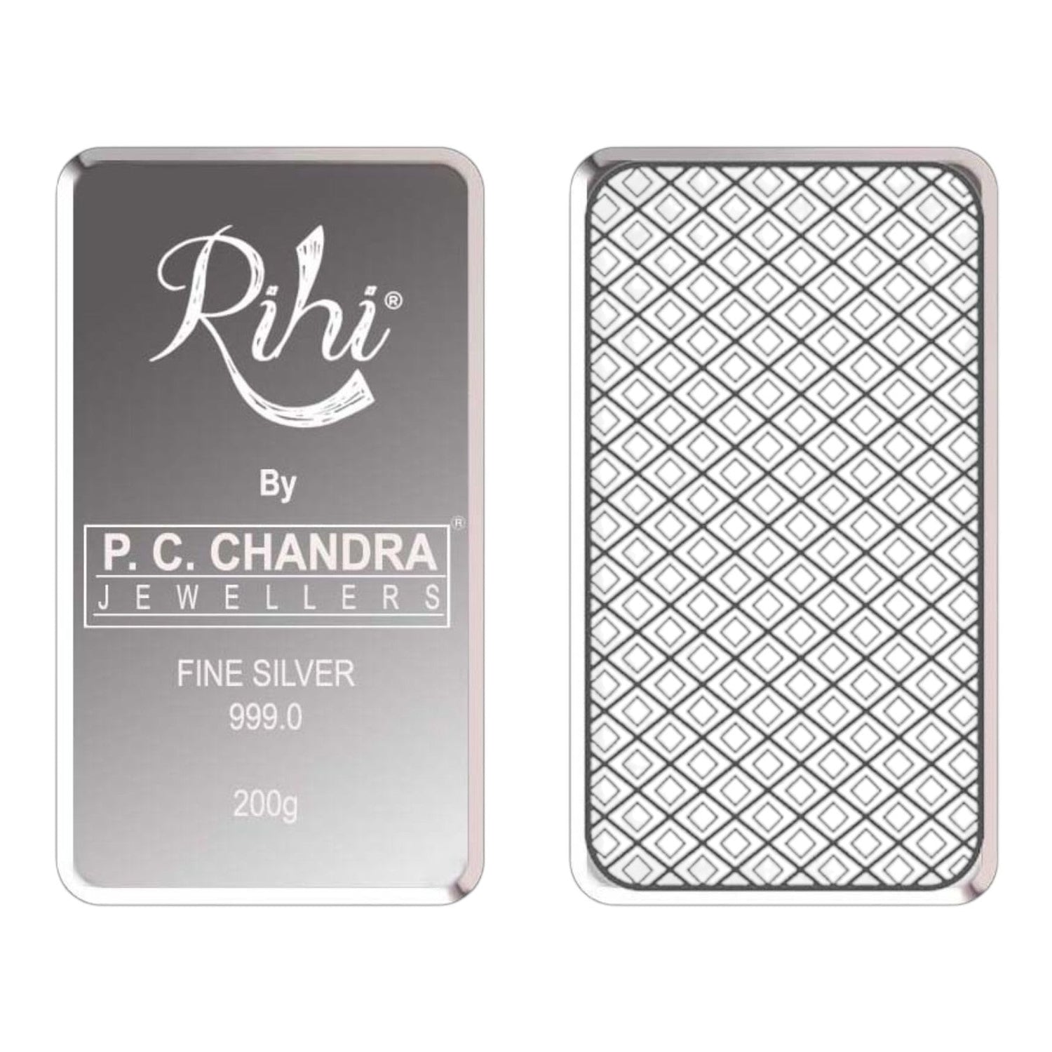 Silver Bar Coin 300 Grams (200 Grams + 100 Grams) (999 Purity)
