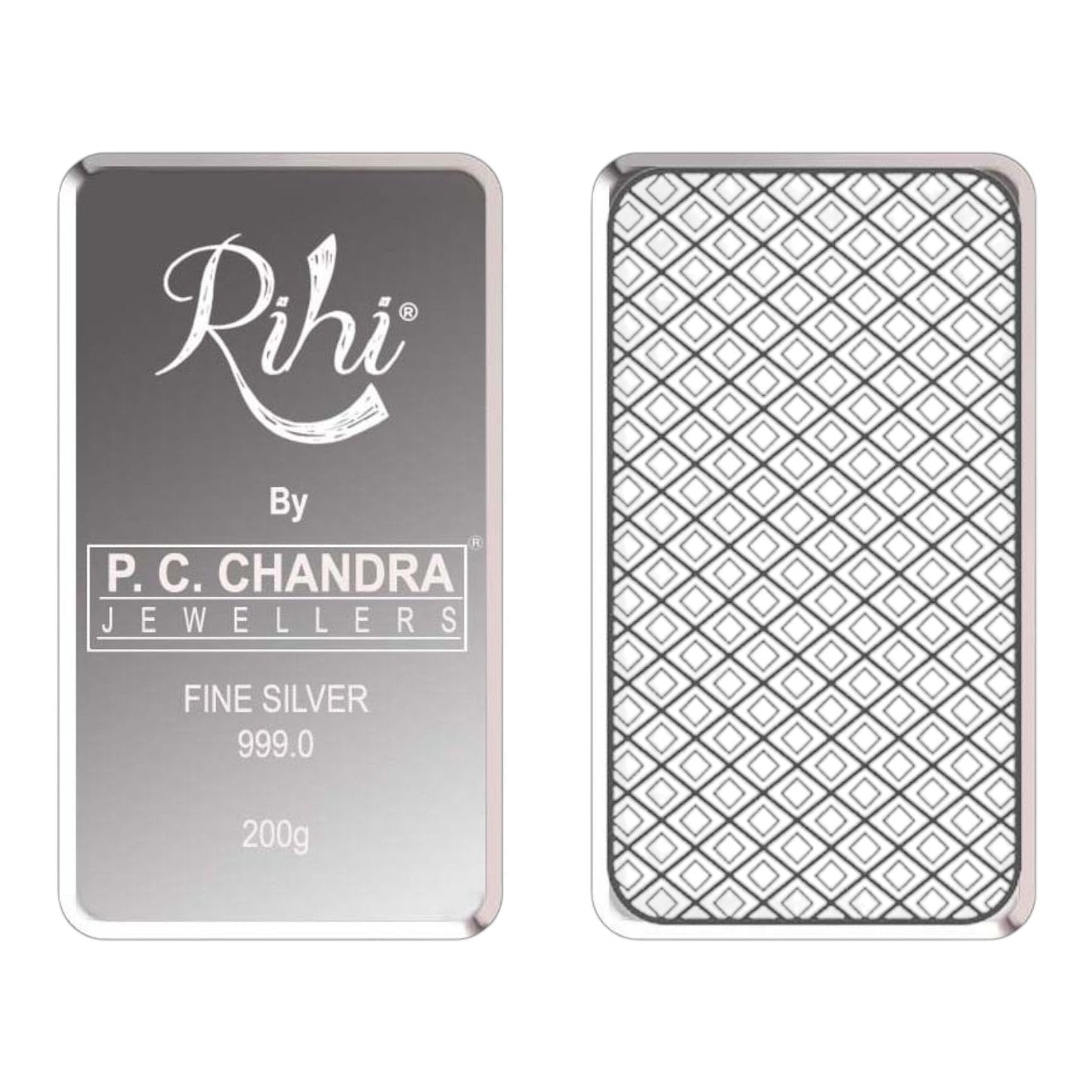 Silver Bar cum Coin 200 Gram (999 Purity)