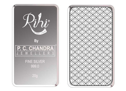 Silver Bar cum Coin 20 Gram (999 Purity)