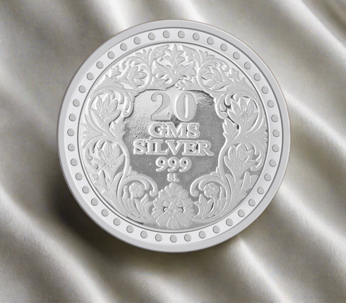 Best Wishes 20gm Silver Coin