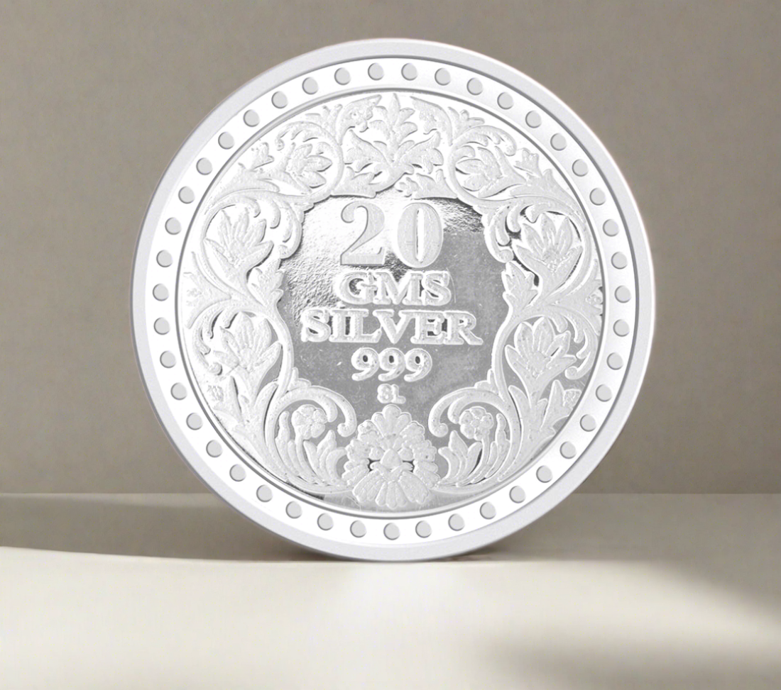 Happy Anniversary 20gm Silver Coin
