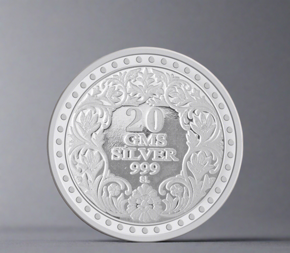 Silver Coin For New Born 20gm