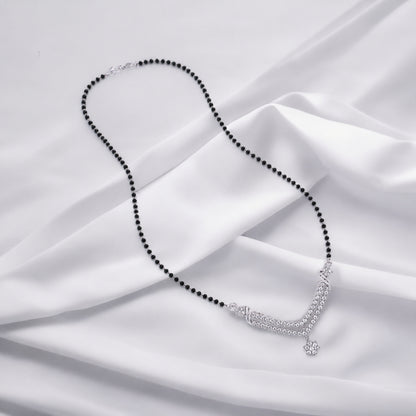 925 Sterling Silver Eternal love Floral Love Bond Mangalsutra