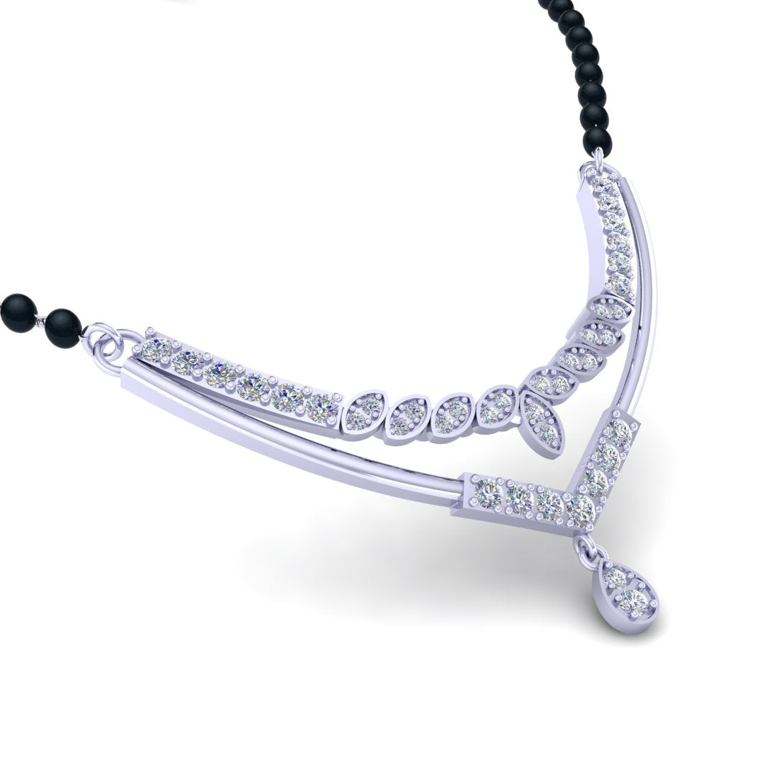 925 Sterling Silver Eternal love Enamoured Mangalsutra