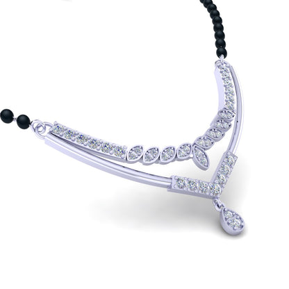 925 Sterling Silver Eternal love Enamoured Mangalsutra