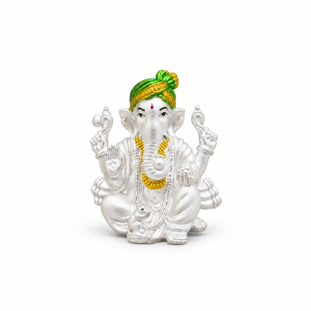 Lord Ganesha 999 Silver Idol