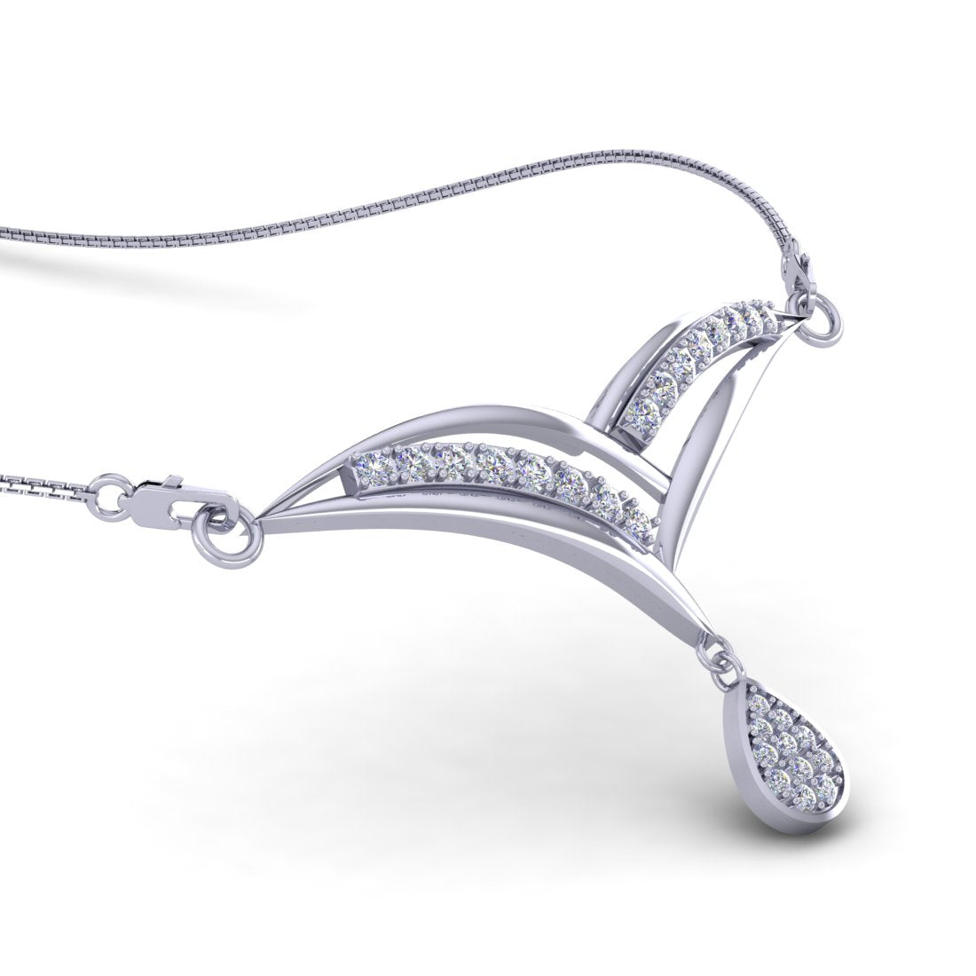 Sterling Silver 925 Elegance of Love Promised Mangalsutra