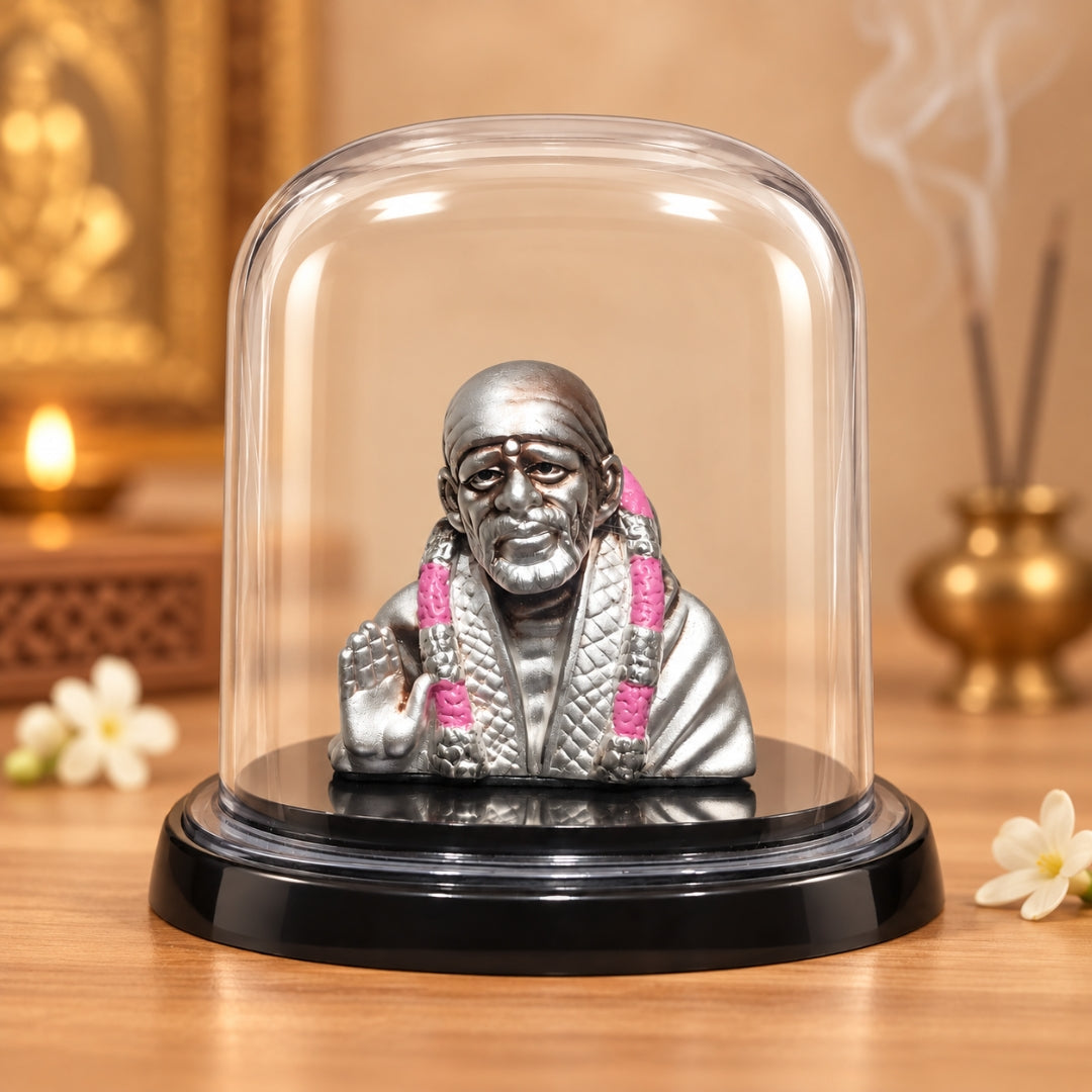 920 Silver Sai Baba Idol