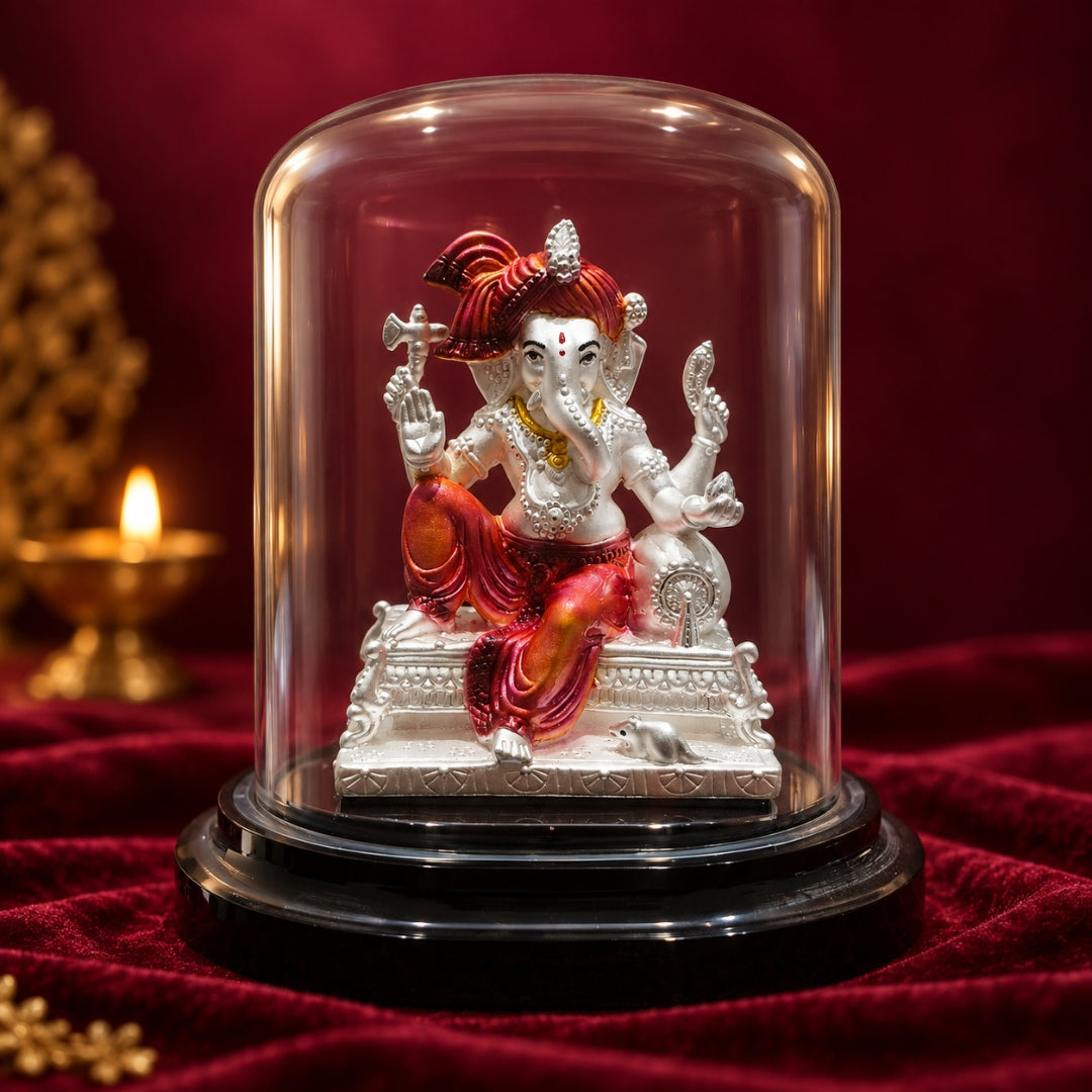 920 Silver Ganesha Idol
