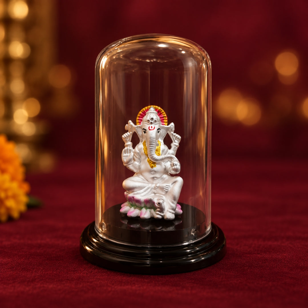 Lord Ganesh 999 Silver Idol