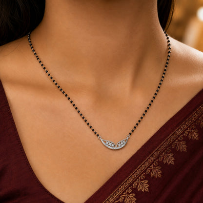 925 Sterling Silver Eternal Love Charm Eye Mangalsutra