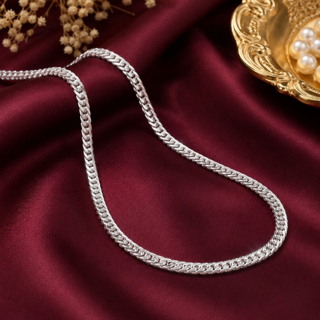 Sterling Silver Franco Chain for Men and Women