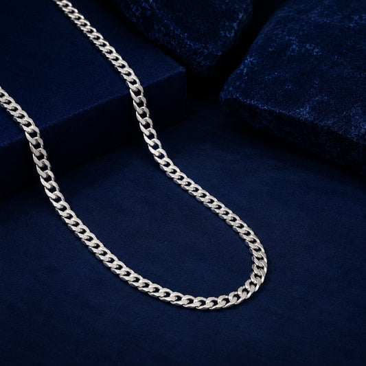 Sterling Silver EterKnight Link Chain for Men