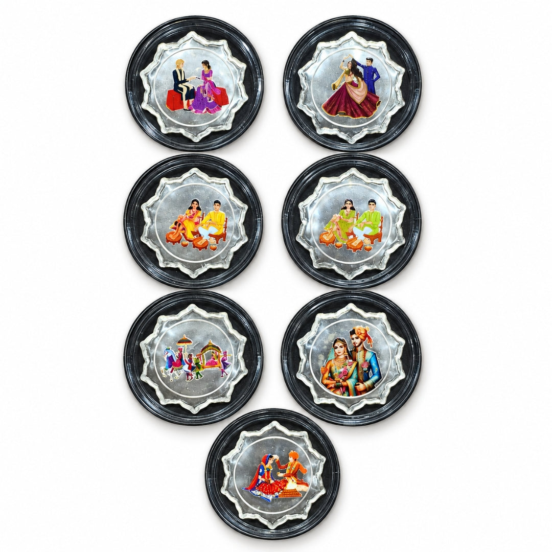 7 GM 999 Pure Silver Wedding Celebration Coin Gift Set