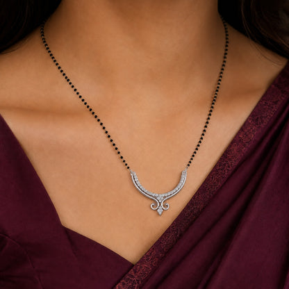 925 Sterling Silver Eternal love Royal Mangalsutra